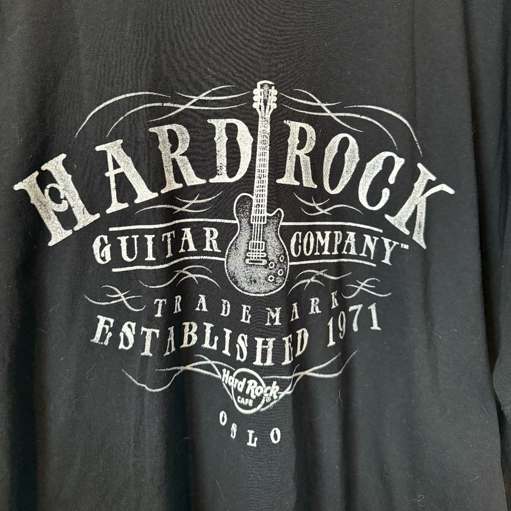 Oslo Hard Rock Cafe, Mens T-shirt, size XXL